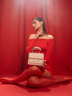 The Caldera Boxed Hand Bag - Beige