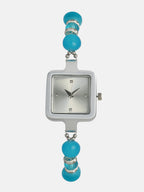 The Nizam Square Watch - Azure Blue