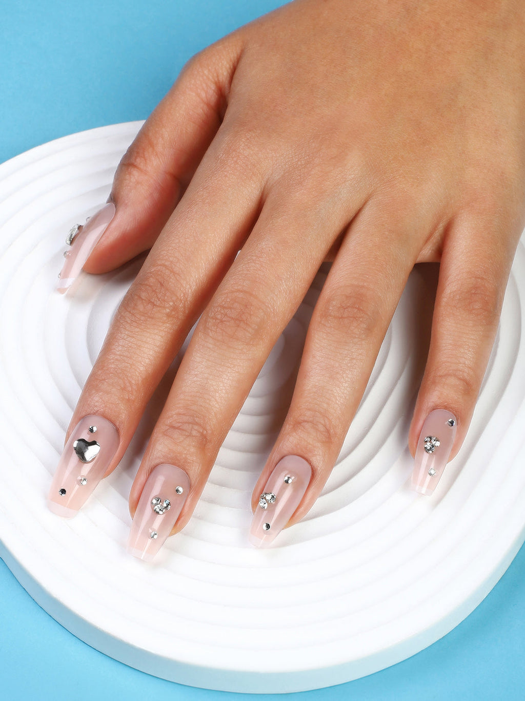 Haute Sauce The Bijou Press-On Nails - Nude Pink