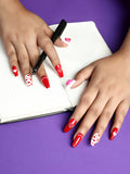 Haute Sauce The Strawberry Shortcake Press-On Nails - Crimson Red