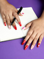Haute Sauce The Strawberry Shortcake Press-On Nails - Crimson Red