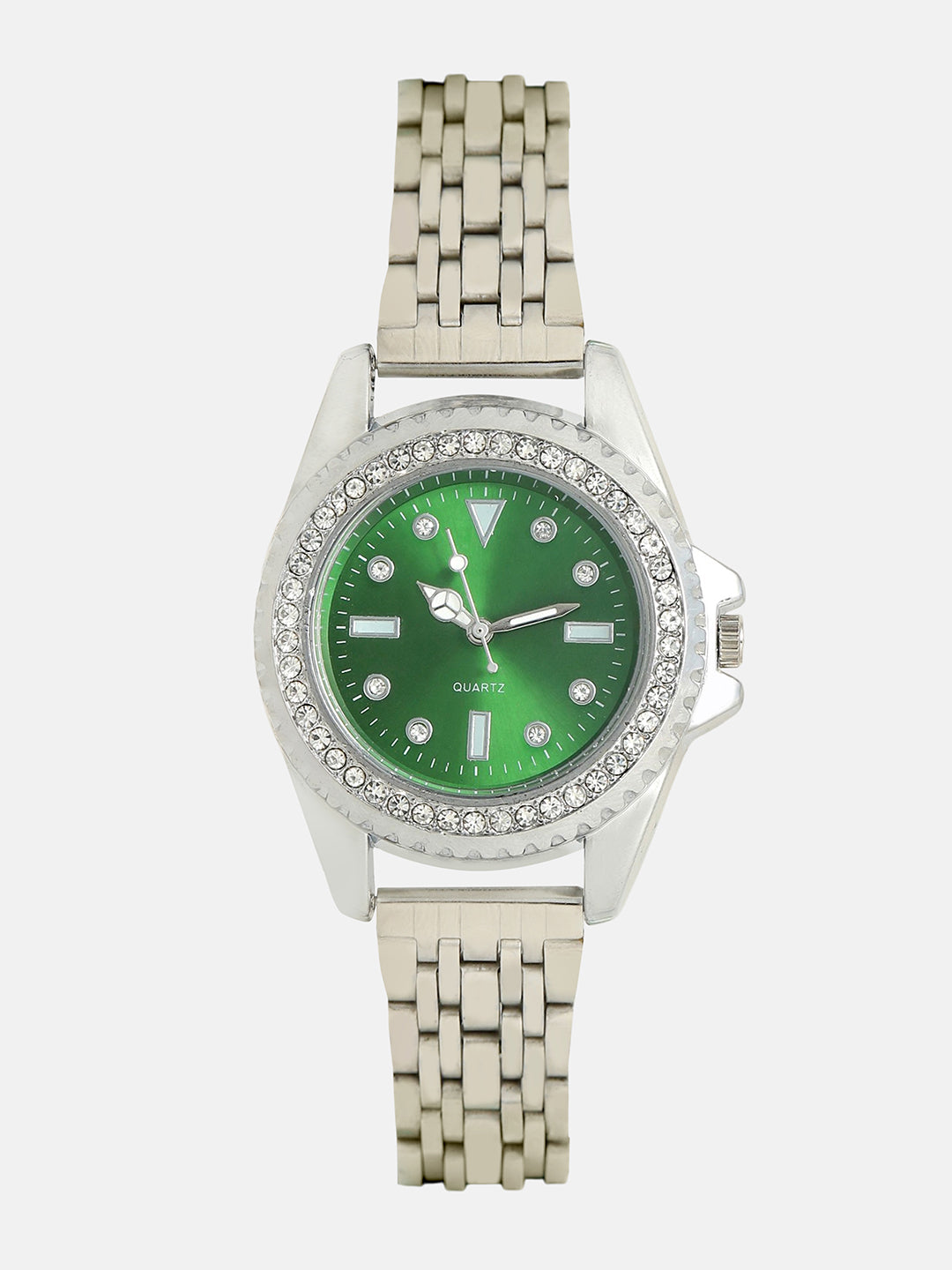 The Kinova  Round Watch - Metallic Silver