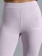 Hummel Lavender Slim Tights for Women Gym Wear