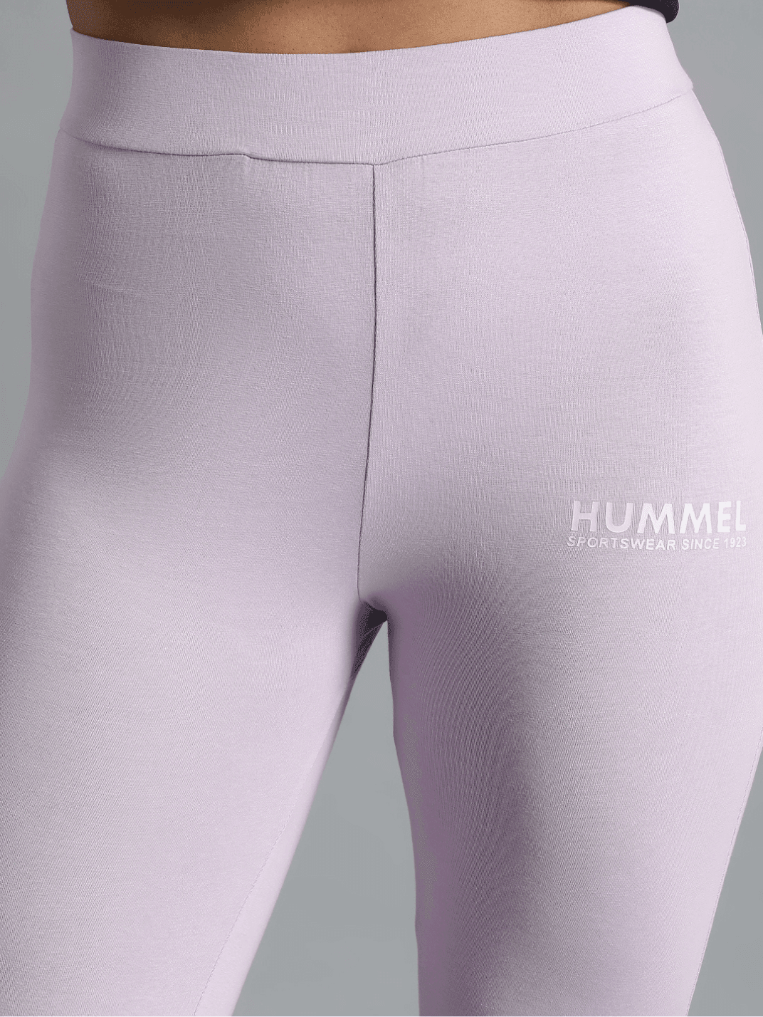 Hummel Lavender Slim Tights for Women Gym Wear