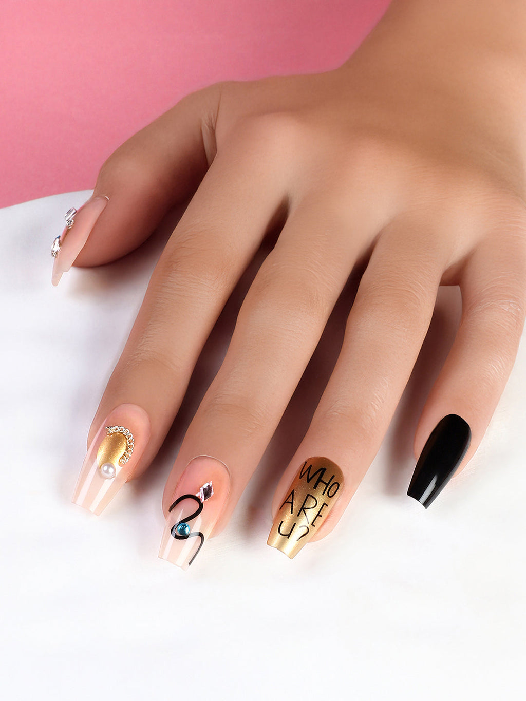 Haute Sauce The Soiree Press-On Nails - Metallic Silver