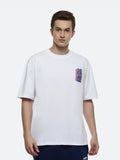 Hummel White Oversized Shirts for Men Daily Wear