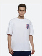 Hummel White Oversized Shirts for Men Daily Wear
