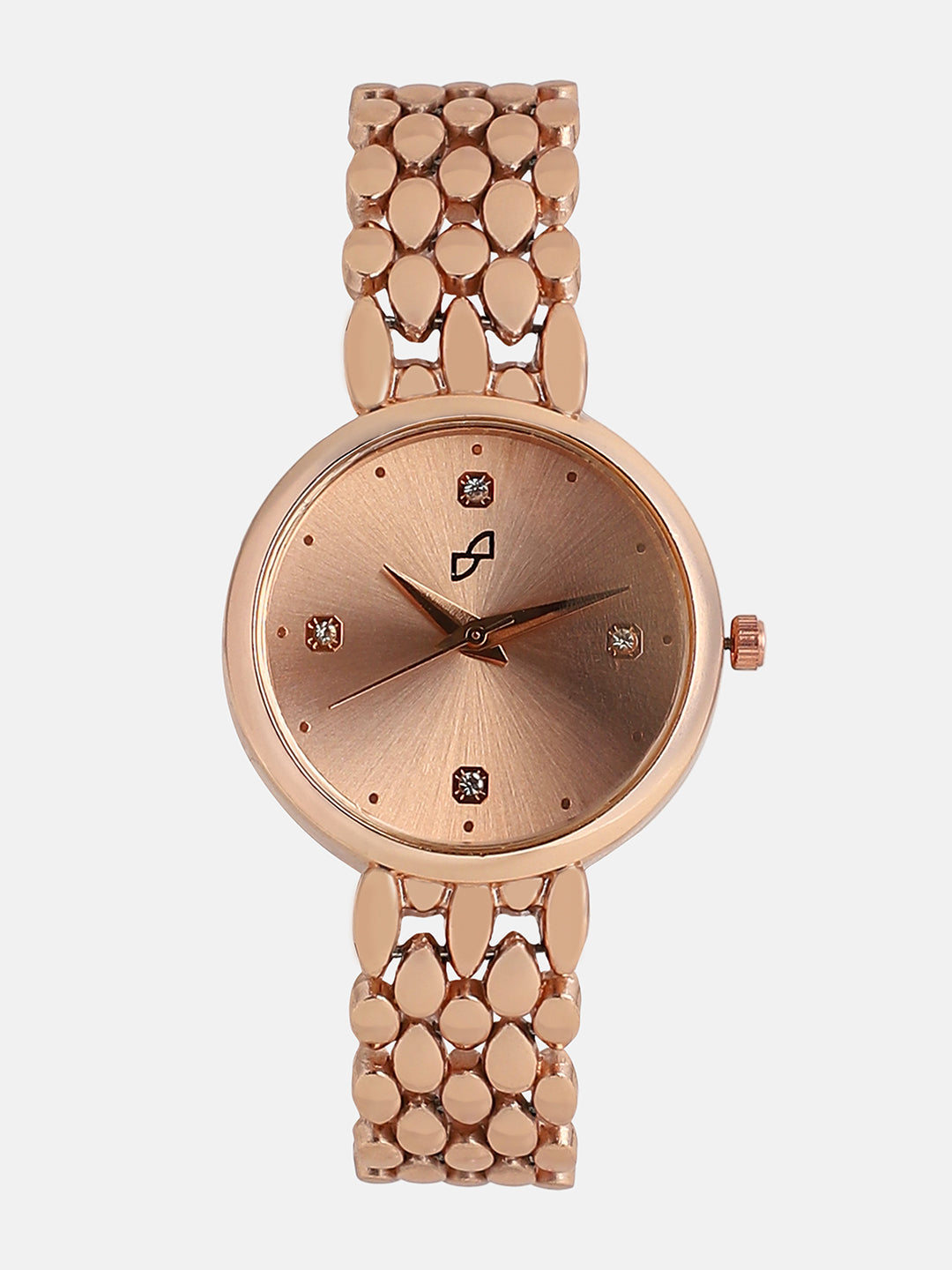 The Giorno-Venin Round Watch - Rose Gold