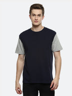 Hummel Black Iris Melange Oversized Shirts for Men Daily Wear