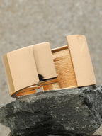 Women Gold-Plated Cuff Bracelet