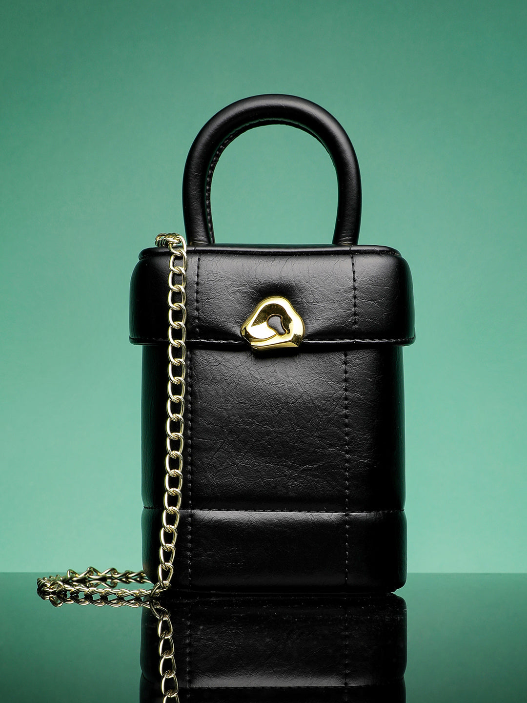 Haute Sauce Dented Buckle Bucket Bag