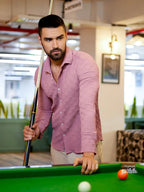 Campus Sutra Self-Design Intertwine Shirt