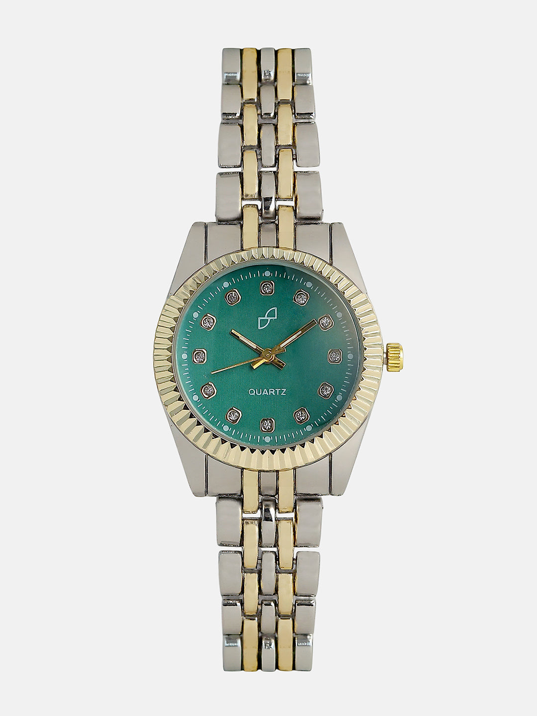 The Ribbed H-Link Round Watch