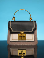 Weave Block Hand Bag