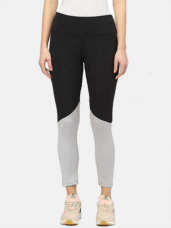 Hummel Black Slim Tights for Women Daily Wear