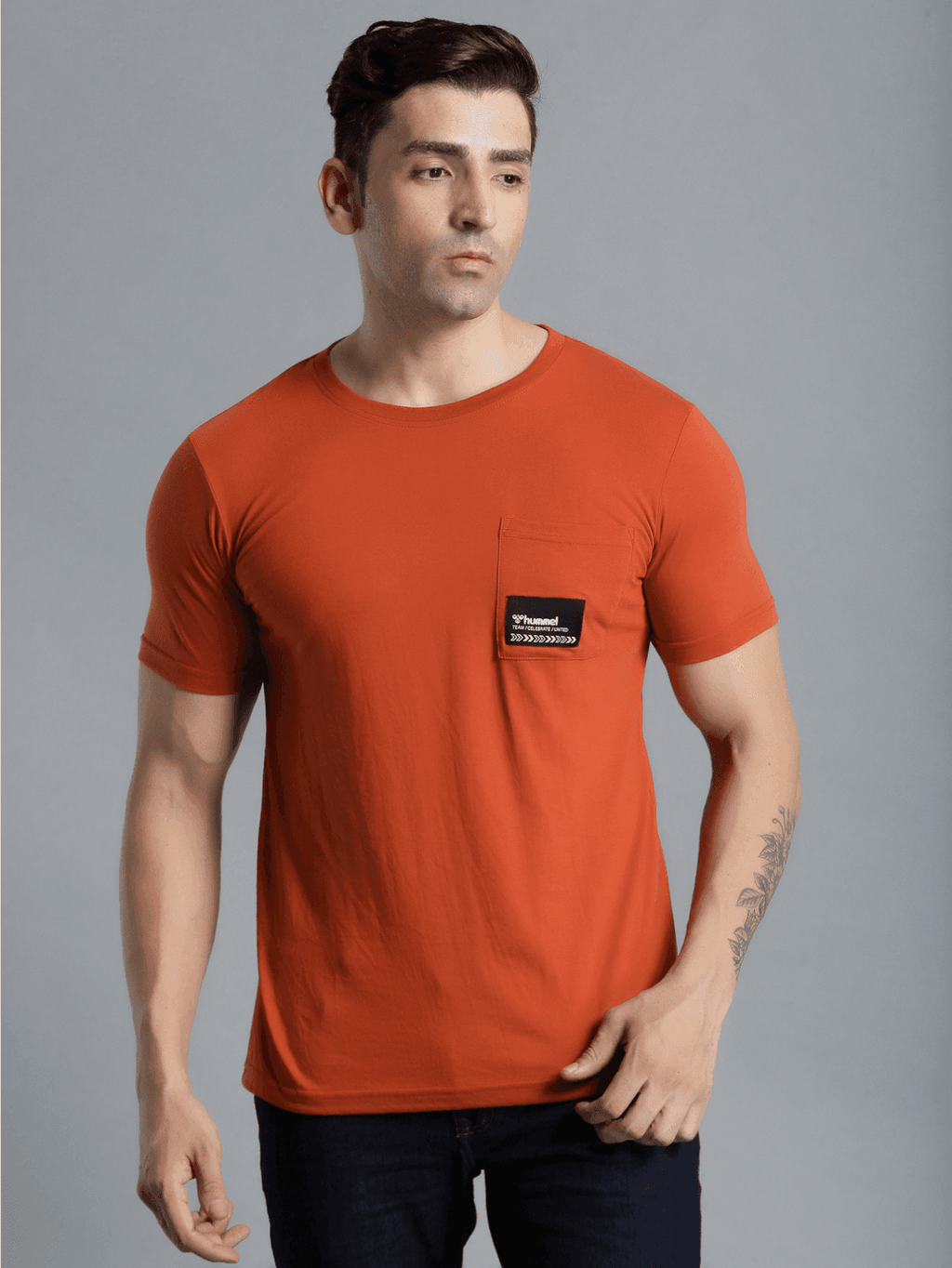 Hummel Rust Regular Shirts for Men Daily Wear