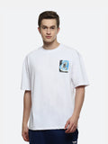 Hummel White Oversized Shirts for Men Daily Wear