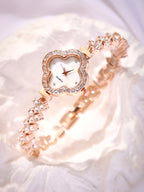 Haute Sauce The Embellished Clover Watch - Champayne Gold