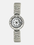 Embellished Flora Round Watch