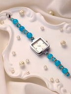 Haute Sauce The Nizam Square Watch - Azure Blue