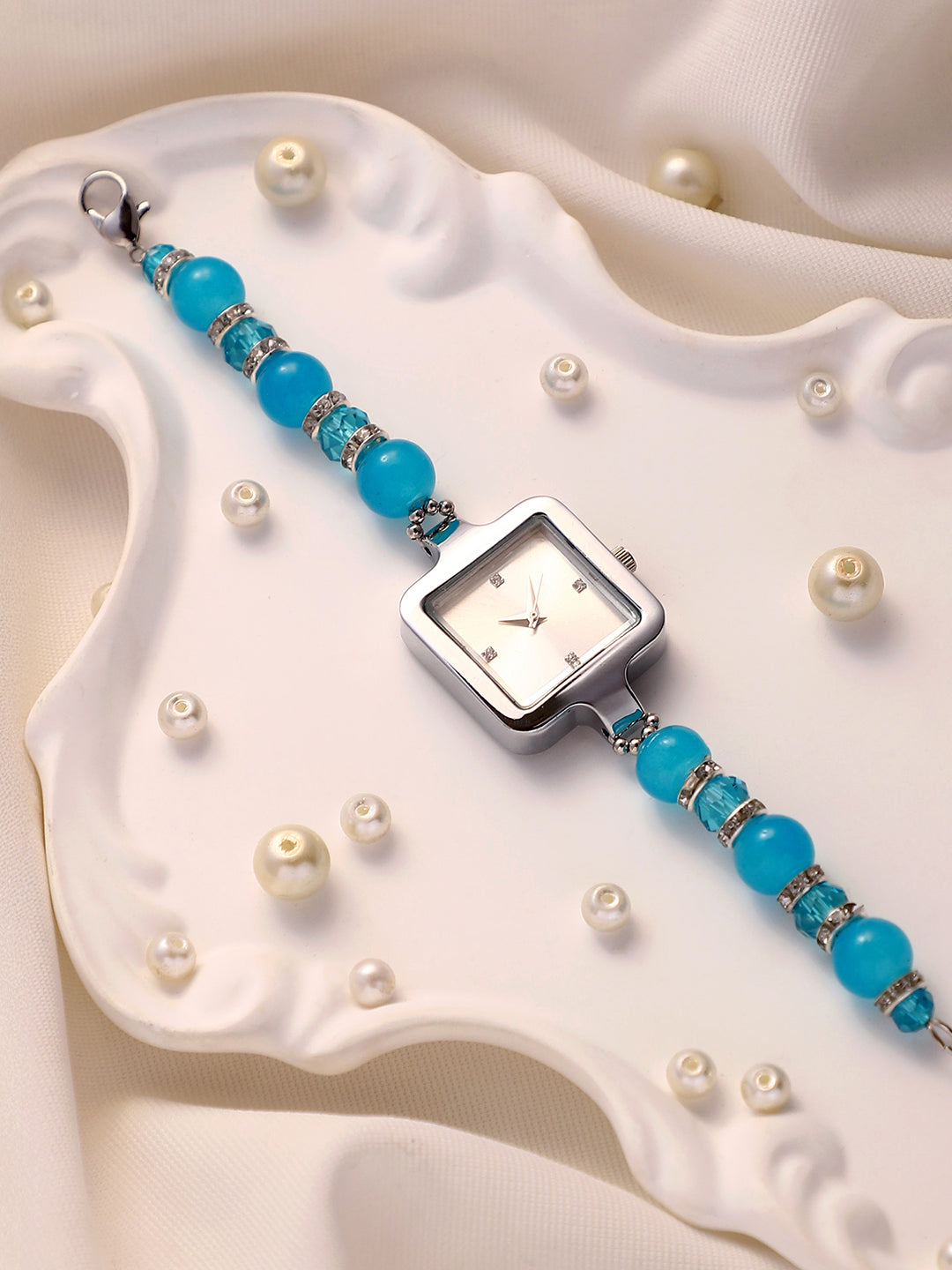 Haute Sauce The Nizam Square Watch - Azure Blue