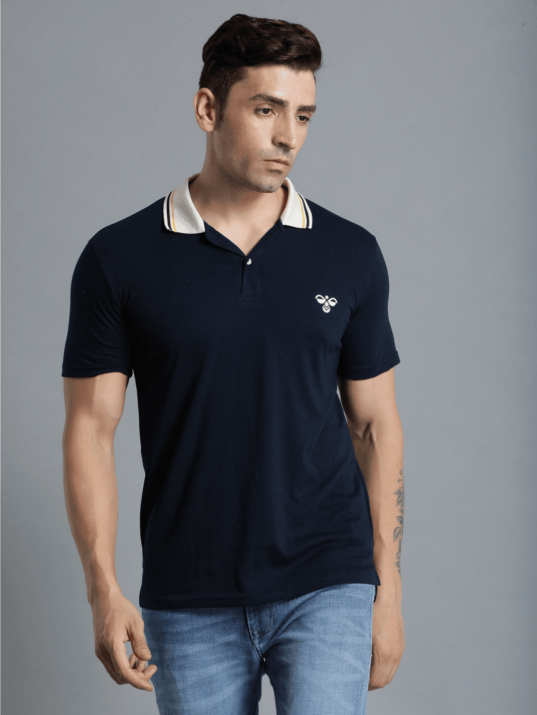 Hummel Blue Nights Regular Shirts for Men Work Wear
