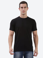 Hummel Black Regular Shirts for Men Gym Wear