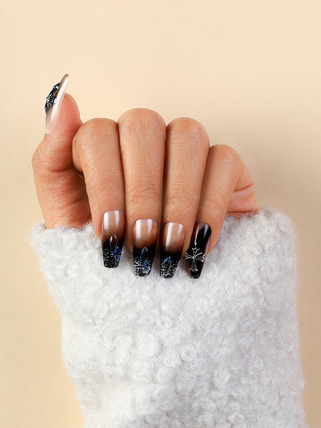 Haute Sauce The Moo Press-On Nails - Onyx Black