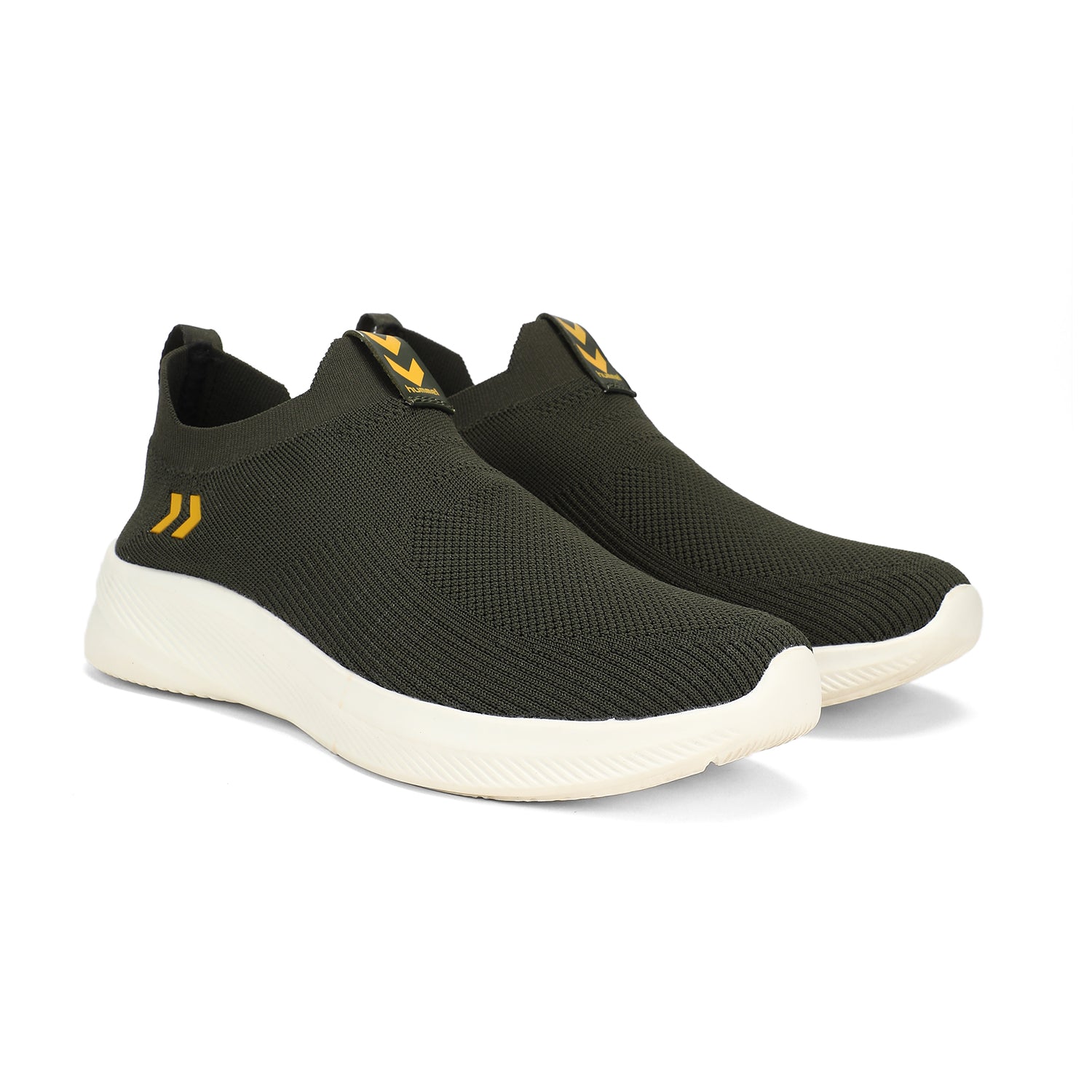 Hummel Olive/white Regular Shoes for Men Gym Wear