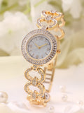Haute Sauce The Embellished Link Round Watch