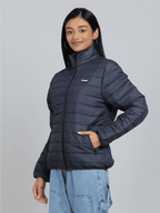 Hummel Navy Blue Regular Waistcoats for Women Outdoor Wear