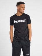 Hummel Black Regular Shirts for Men Gym Wear