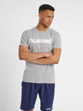 Hummel Grey Melange Regular Shirts for Men Daily Wear