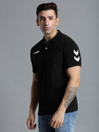 Hummel Black Regular Shirts for Men Work Wear