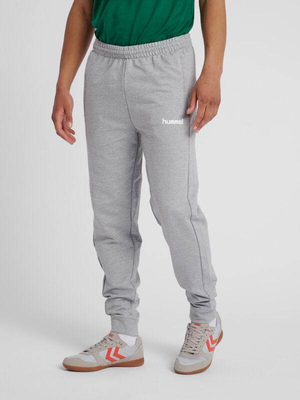 Hummel Grey Melange Regular Shorts for Men Gym Wear