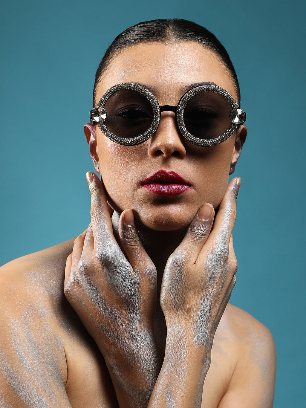 Haute Sauce Statement Sunglasses: Eye-Catching Embellishments