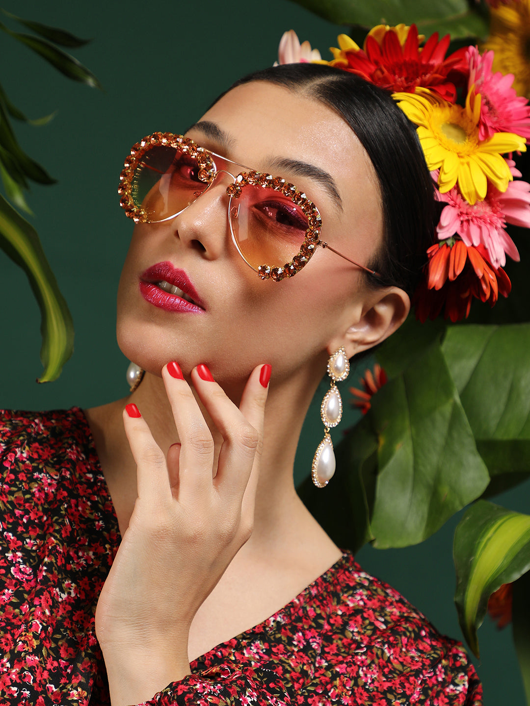 Haute Sauce Stylish Sparkle: Shine Bright With Sunglasses