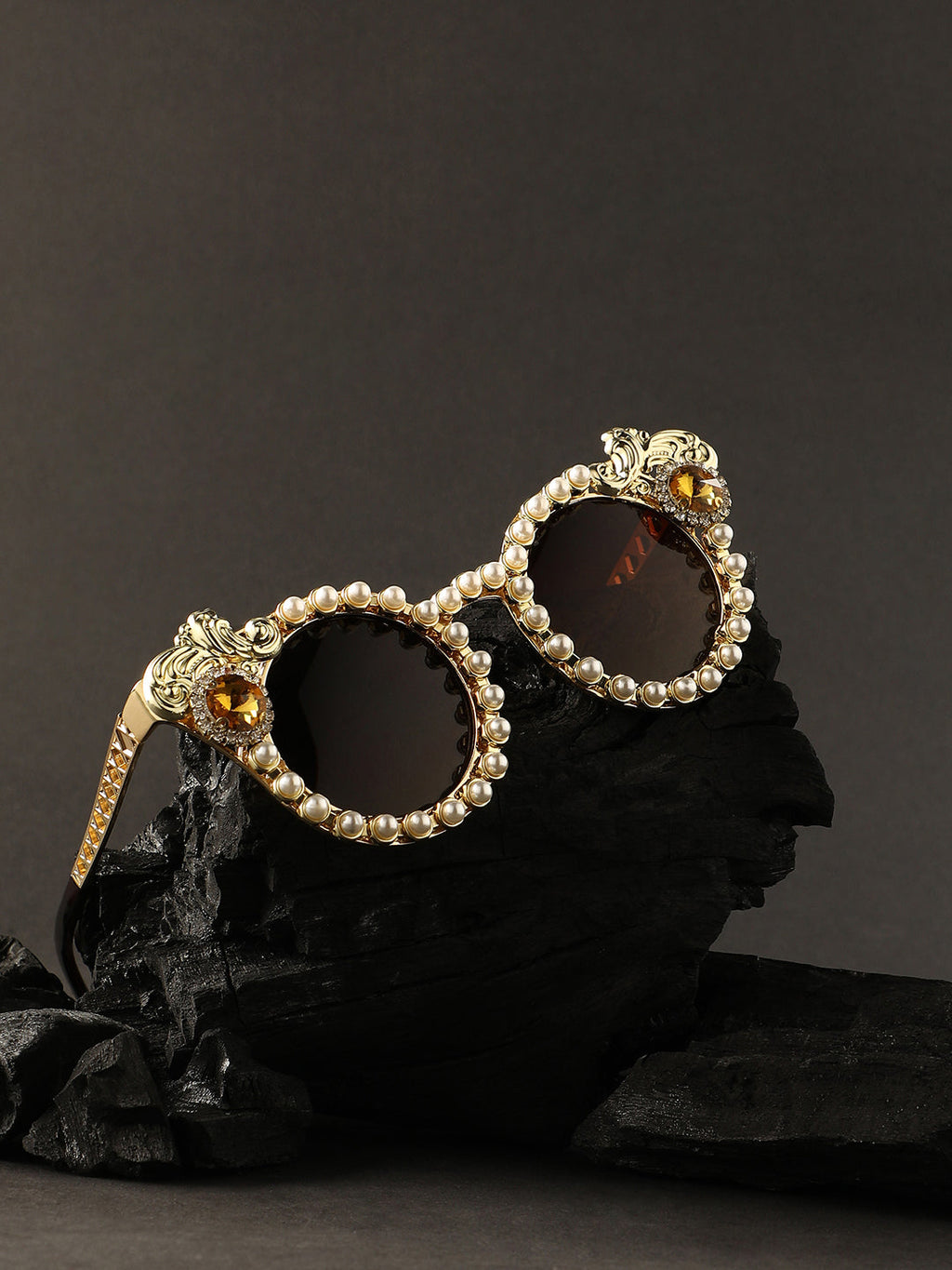 Haute Sauce Jeweled Sunglasses: Be Dazzling