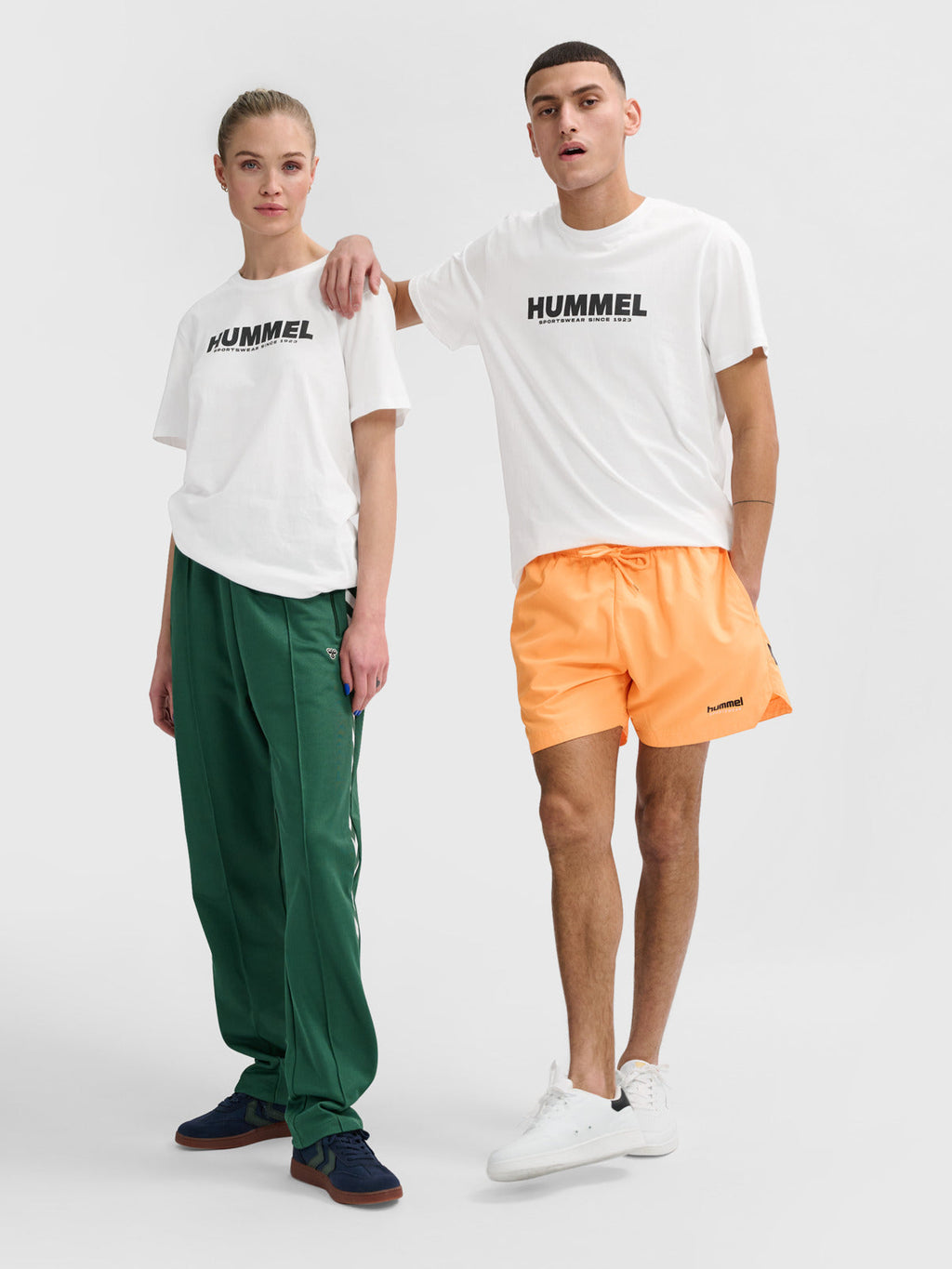 Hummel White Regular Shirts for Men Daily Wear