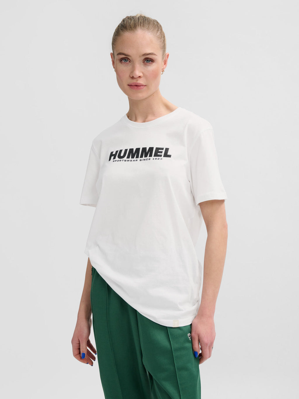 Hummel White Regular Shirts for Men Daily Wear