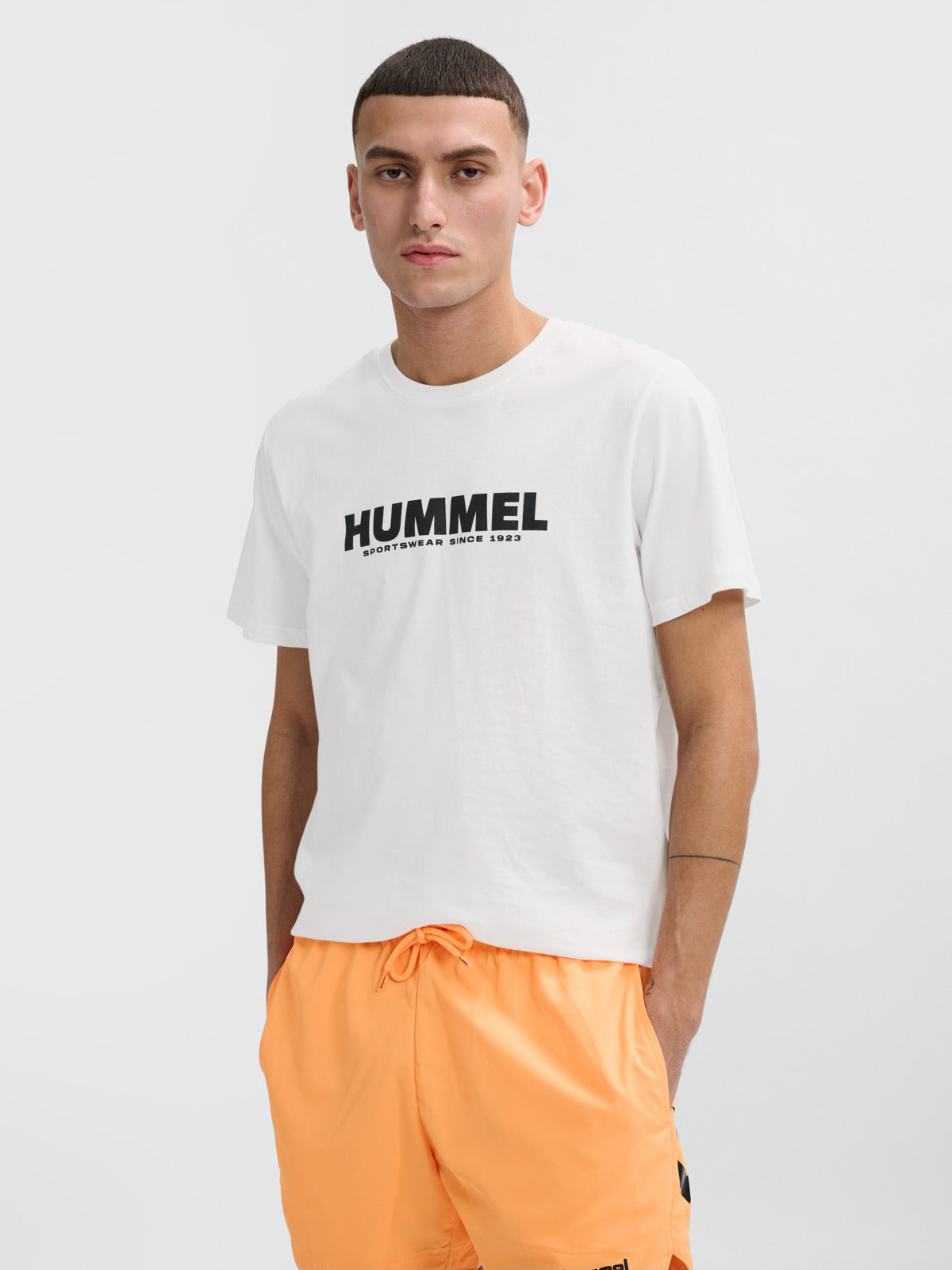 Hummel White Regular Shirts for Men Daily Wear