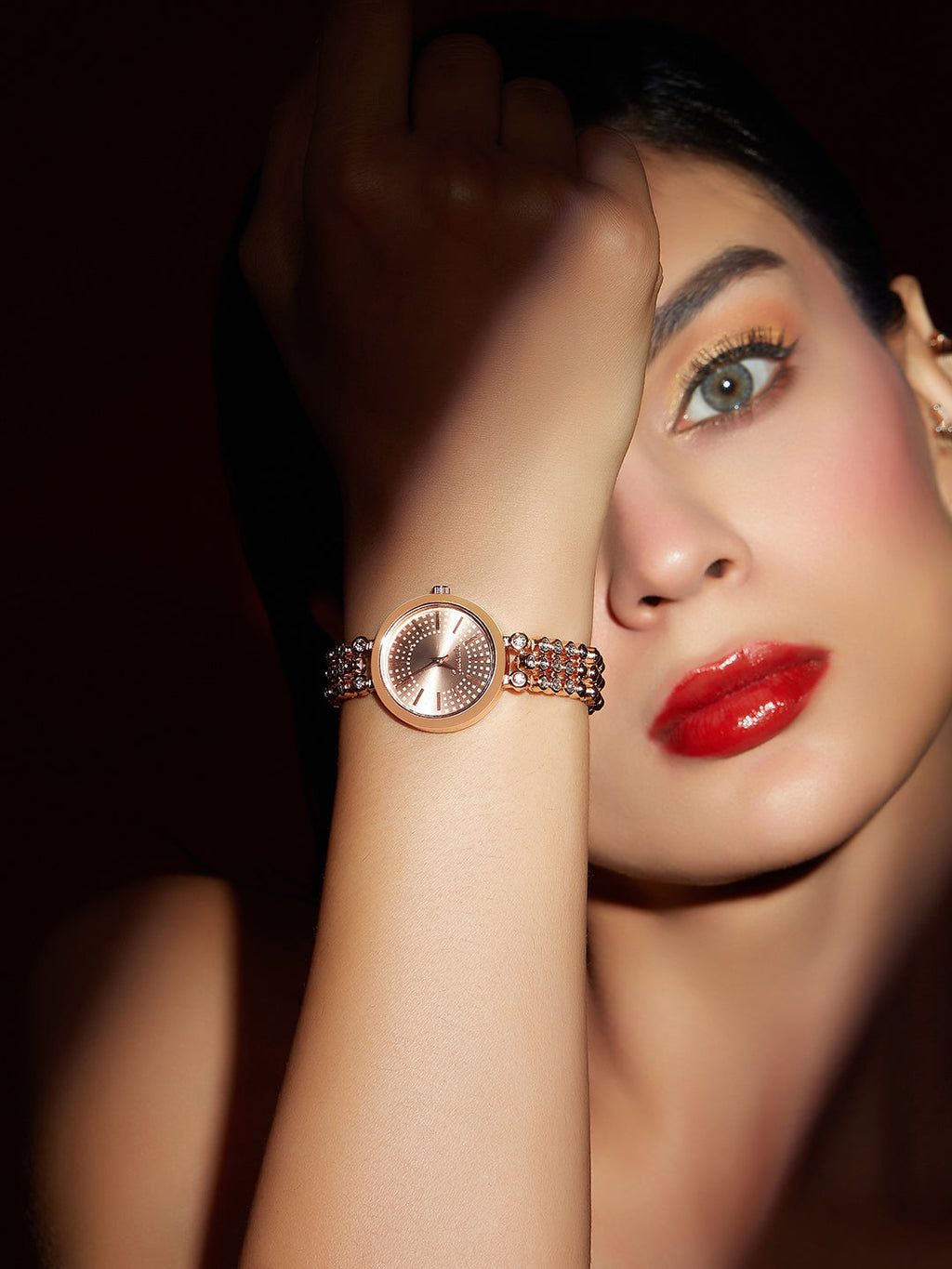Haute Sauce The Dot Round Watch - California Gold