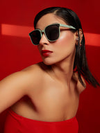 Haute Sauce Foldable Wayfarer Sunglasses - Green