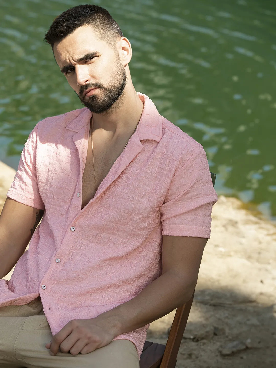 Campus Sutra Box-Creased Shirt