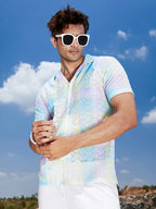 Campus Sutra Pastel Block Shirt
