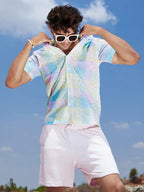 Campus Sutra Pastel Block Shirt