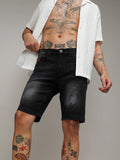 Campus Sutra MInimal Distressed Denim Jeans