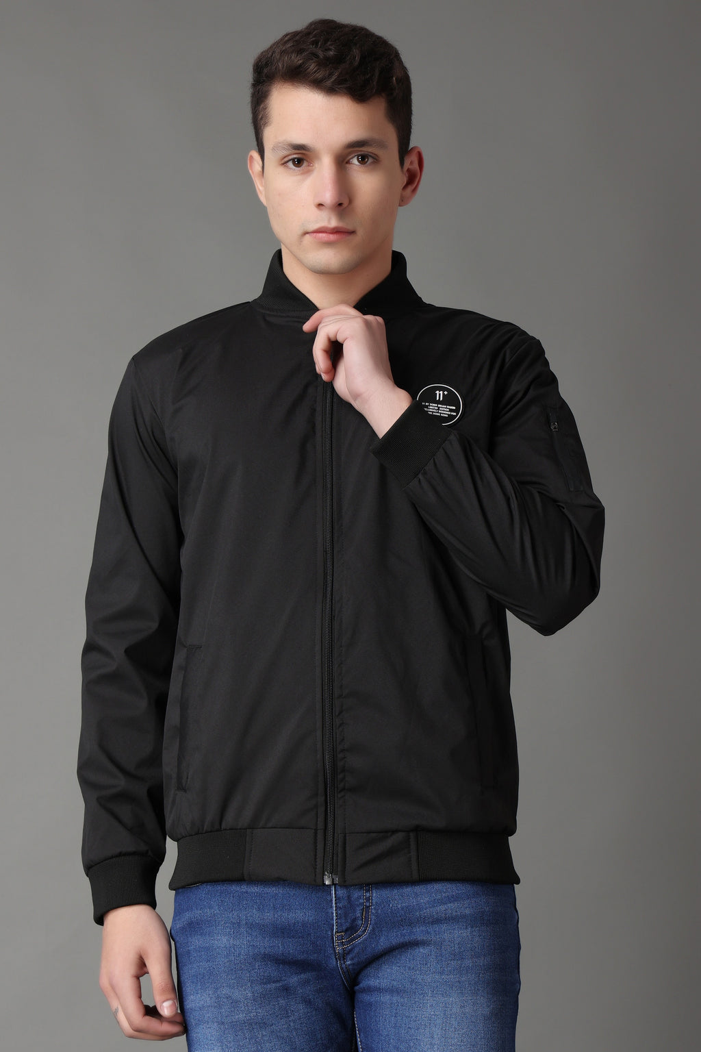 Stylox Regular Fit Full Sleeve Solid Winter Jacket for Men