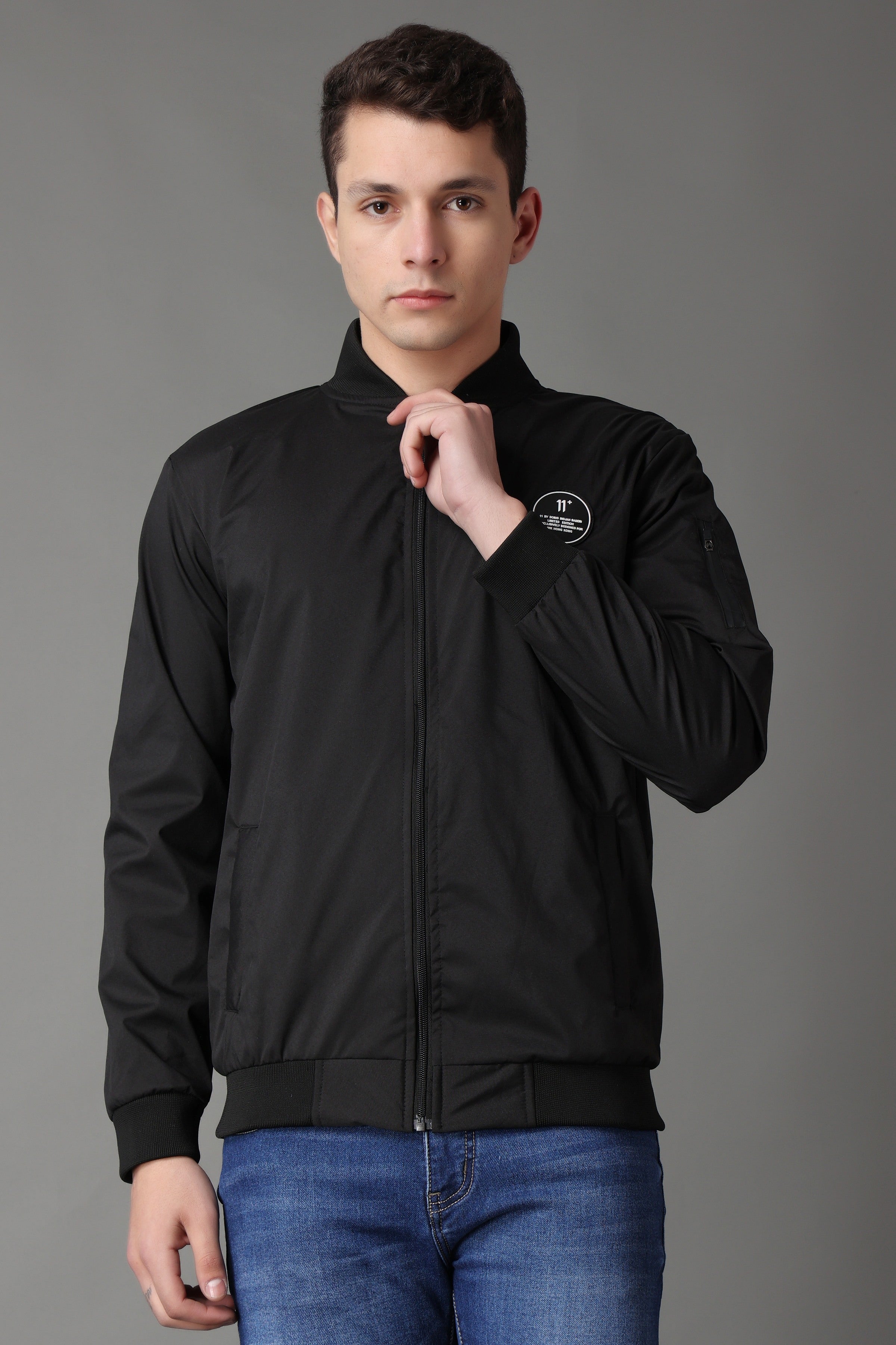Stylox Regular Fit Full Sleeve Solid Winter Jacket for Men