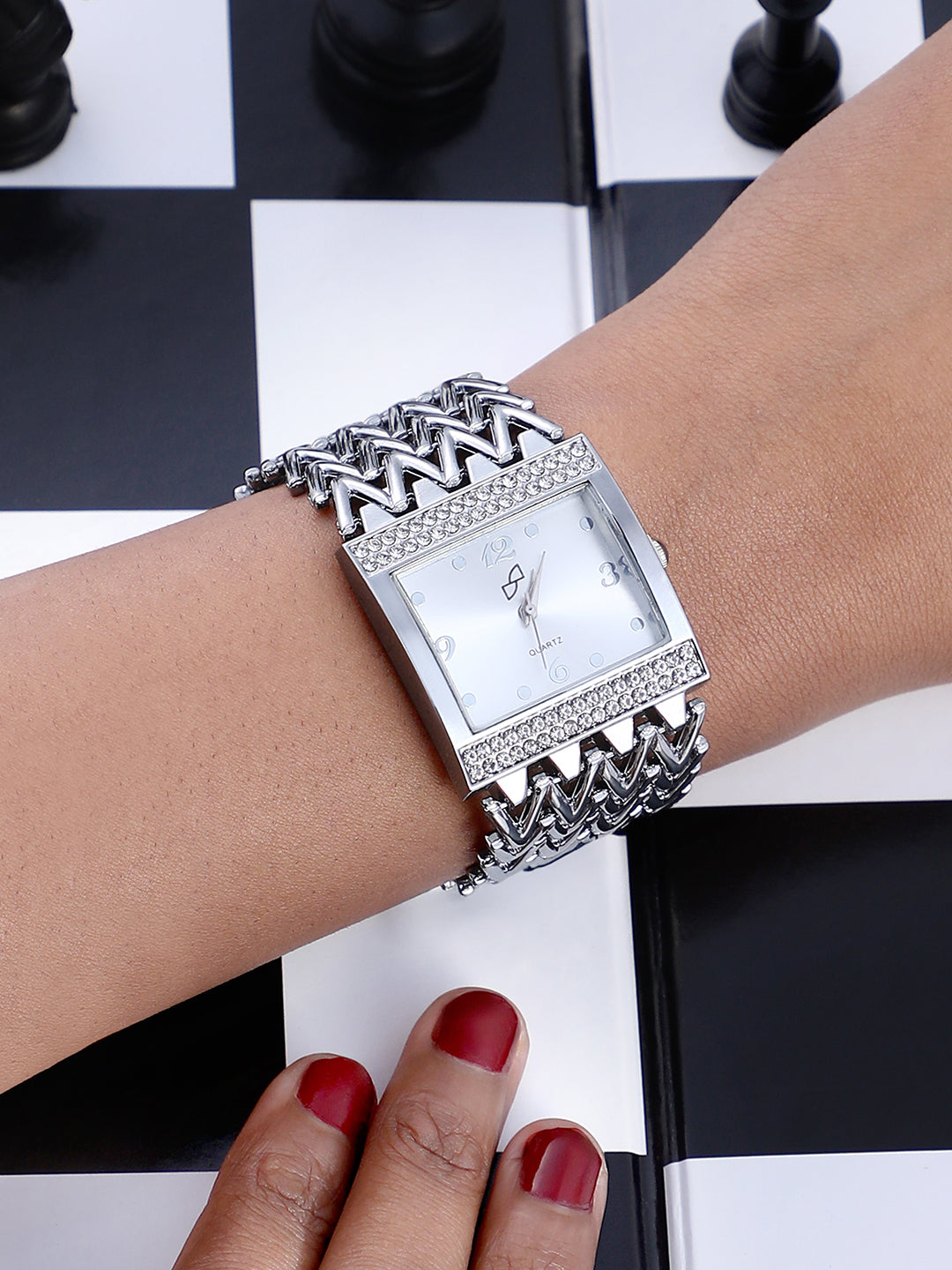 Haute Sauce Kiara Silver Watch